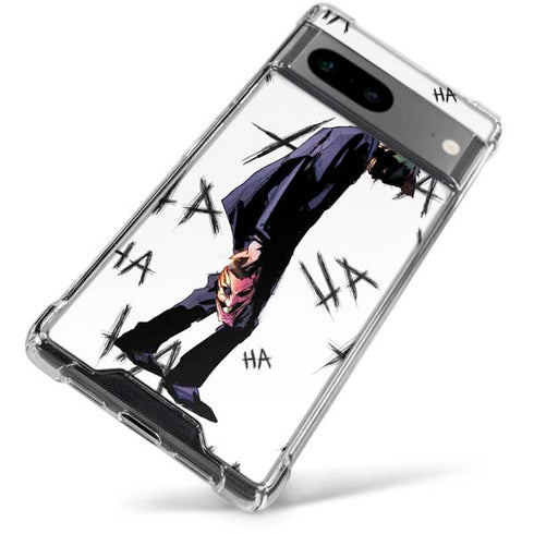 DC Comics The Joker HAHAHA Walking Google Pixel 7a Clear Case